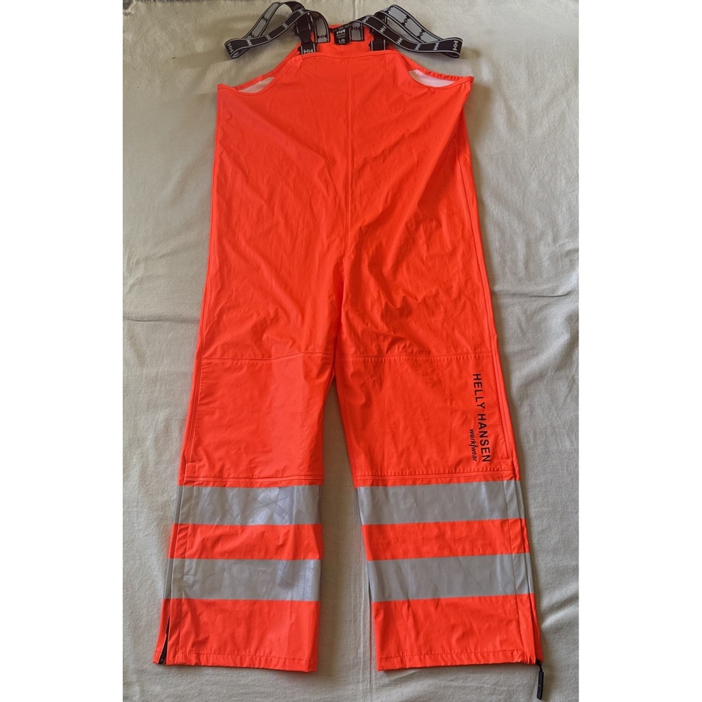Helly Hansen Workwear Waterproof Bibs W/removable Suspenders Sz L